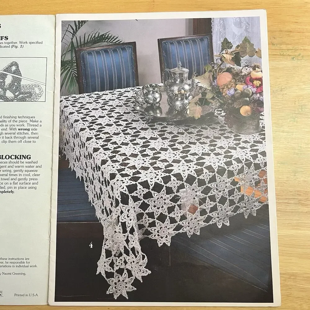 Victorian Afghans Winter Whites Afghans Timeless Tablecloths Vintage Patterns
